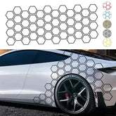 Car Graphics Honeycomb Open Style Sticker Auto Graphics Honeycomb Decor Tuning Car Side Sticker For BMW Benz Audi Universal Cars - Brands Distributor